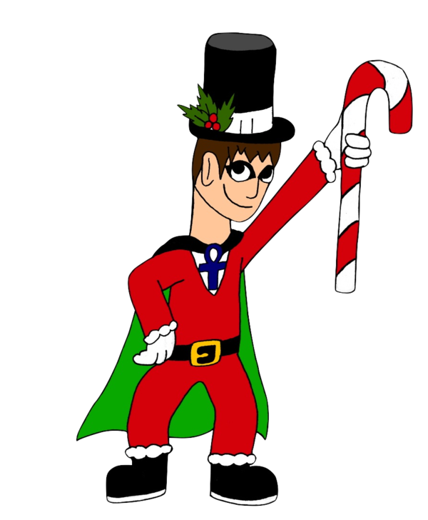 Transparent Artist Character Christmas Male for Christmas