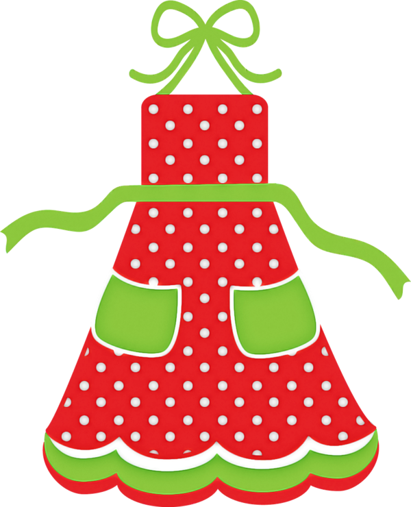 Transparent Green Polka Dot Baby Toddler Clothing for Christmas