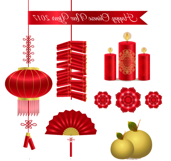 Transparent Chinese New Year New Year New Years Day Decor Gift for Christmas
