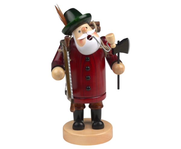 Transparent Räuchermann Wood Decorative Nutcracker Figurine for Christmas