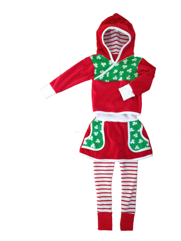 Transparent Skirt Hoodie Costume Christmas Ornament for Christmas