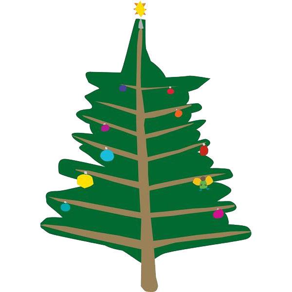 Transparent Tree Christmas Tree Trunk Fir Pine Family for Christmas