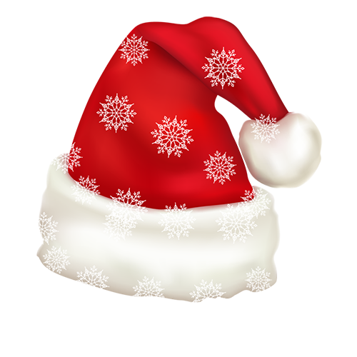 Transparent Santa Claus Christmas Bonnet Christmas Ornament Christmas Decoration for Christmas