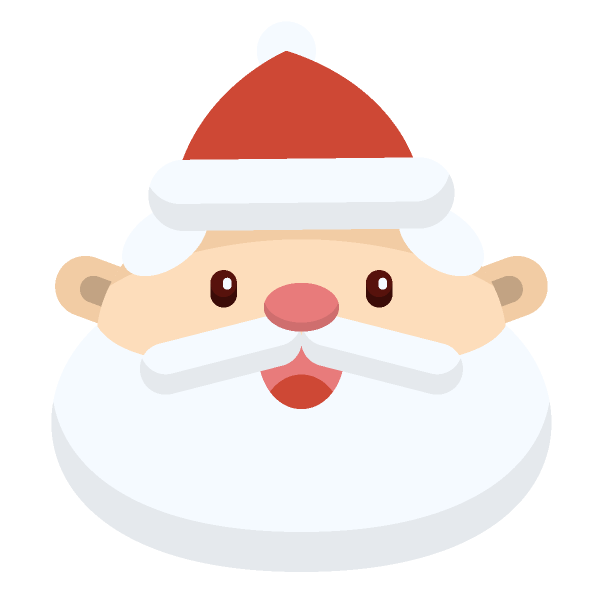 Transparent Santa Claus Christmas Ornament Santa Claus M Nose for Christmas