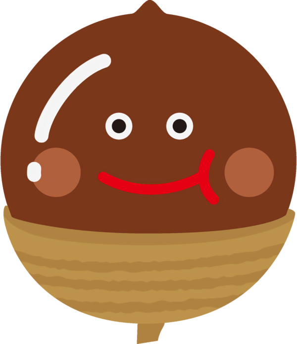 Transparent thanksgiving Cartoon Smile Food for Acorns for Thanksgiving