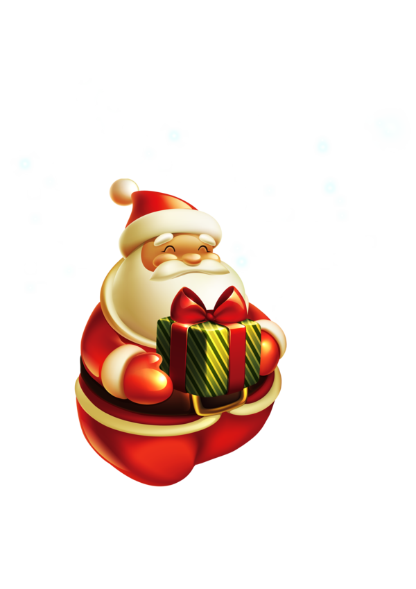Transparent Iphone 6 Droid Razr Hd Santa Claus Christmas Ornament Food for Christmas
