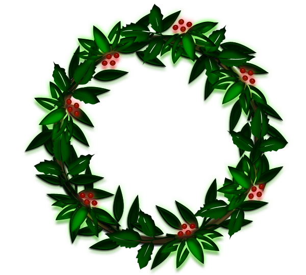 Transparent Wreath Christmas Garland Christmas Decoration Flower for Christmas