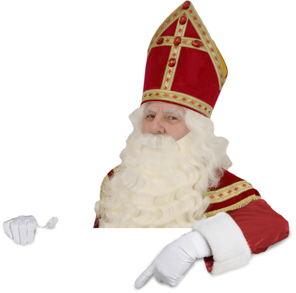 Transparent Santa Claus Sinterklaas Christmas Ornament for Christmas