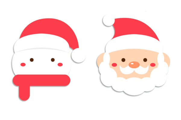 Transparent Santa Claus Snowman Christmas Christmas Ornament Holiday for Christmas