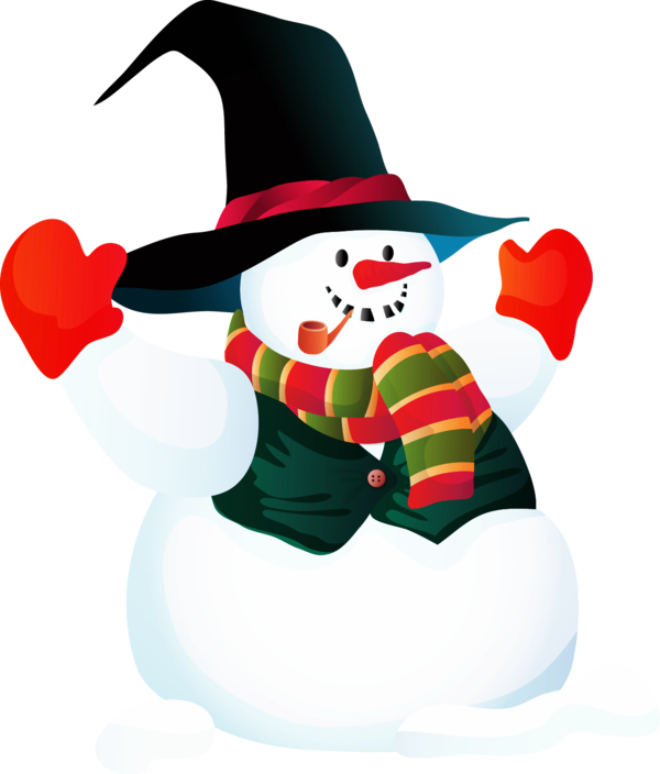 Transparent Snowman Animation Avatar Christmas Ornament for Christmas