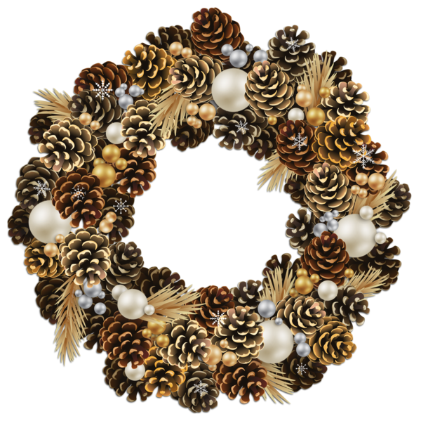 Transparent Wreath Christmas Garland Jewellery for Christmas