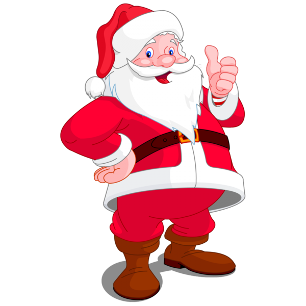 Transparent Santa Claus Cartoon Drawing Christmas Ornament Thumb for Christmas