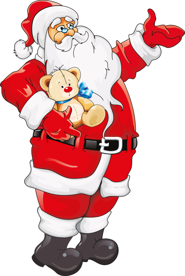 Transparent Santa Claus Christmas Cartoon Christmas Decoration for Christmas