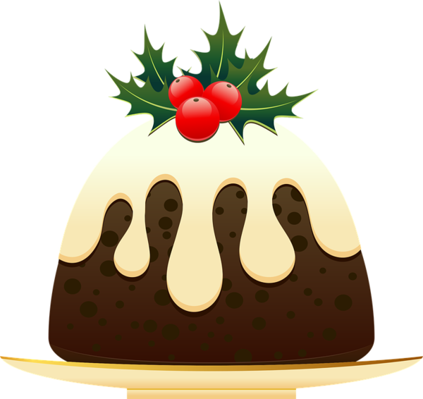 Transparent Christmas Pudding Figgy Pudding Banana Pudding Cuisine Commodity for Christmas