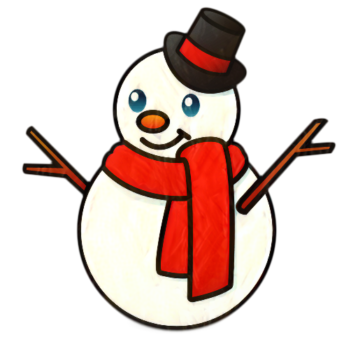 Transparent Christmas Ornament Beak Christmas Day Snowman Cartoon for Christmas