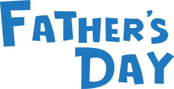 Transparent Fathers Day Text Logo for happy fathers day for Fathers Day