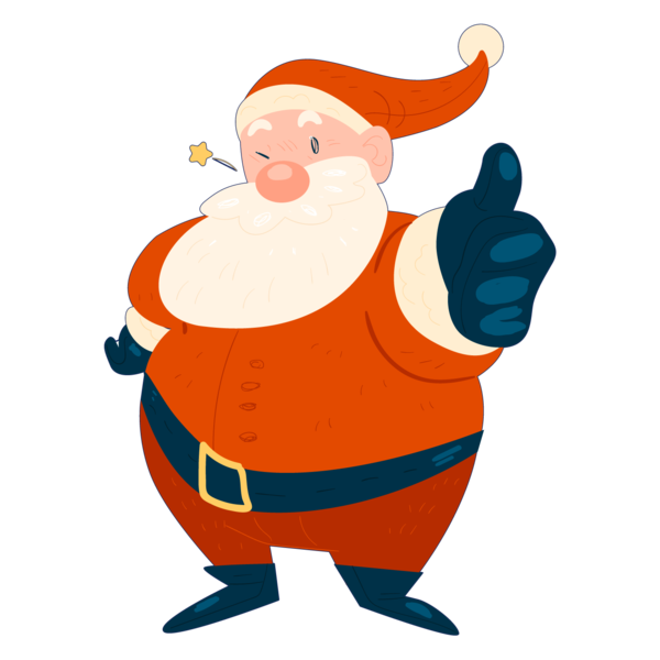 Transparent Santa Claus Christmas Day Santa Claus Free Cartoon for Christmas