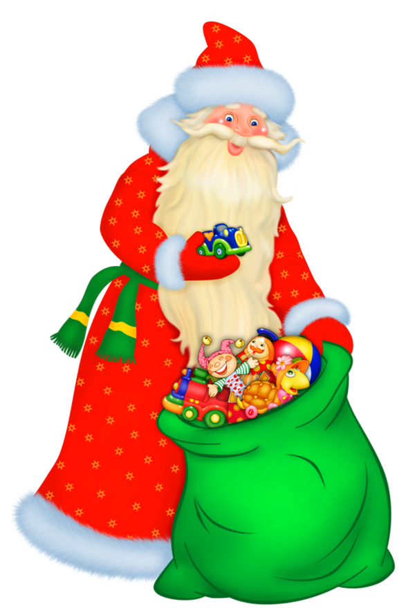 Transparent Santa Claus Ded Moroz Snegurochka Christmas Ornament Christmas Decoration for Christmas