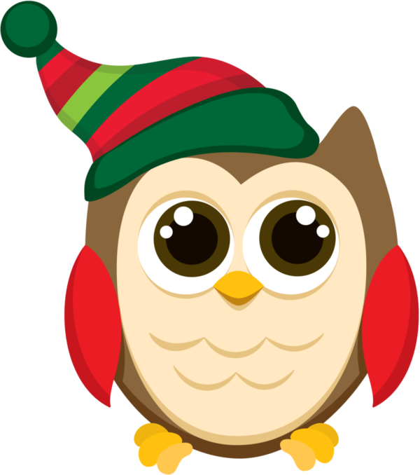 Transparent Owl Christmas Day Clip Art Christmas Cartoon for Christmas