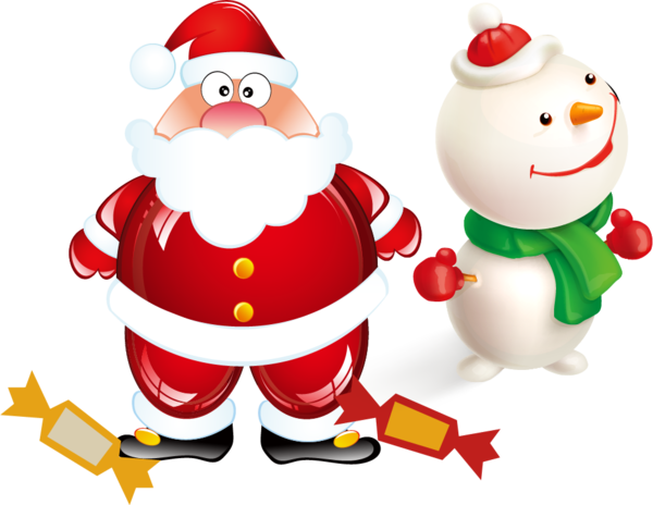 Transparent Drawing Humour Snowman Christmas Ornament Christmas Decoration for Christmas