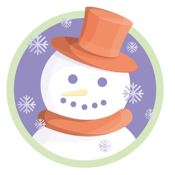 Transparent Snowman Christmas Snowflake Headgear for Christmas