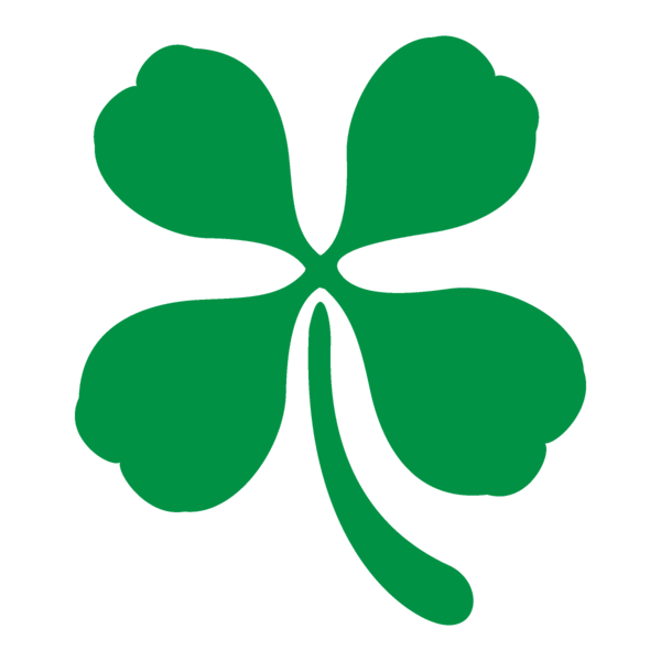 Transparent St Patrick's Day Leaf Green Symbol for Four Leaf Clover for St Patricks Day
