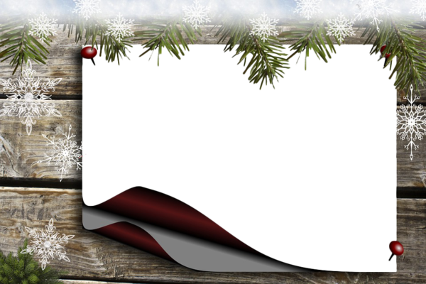 Transparent Santa Claus Christmas Christmas Card  for Christmas