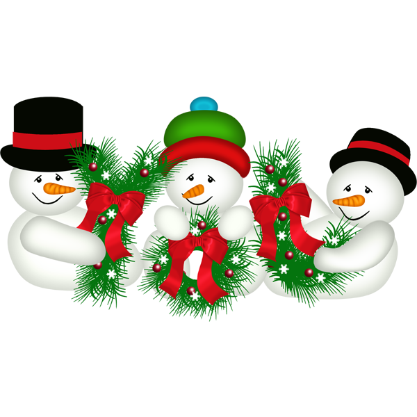Transparent Holiday Christmas New Year Snowman Christmas Ornament for Christmas