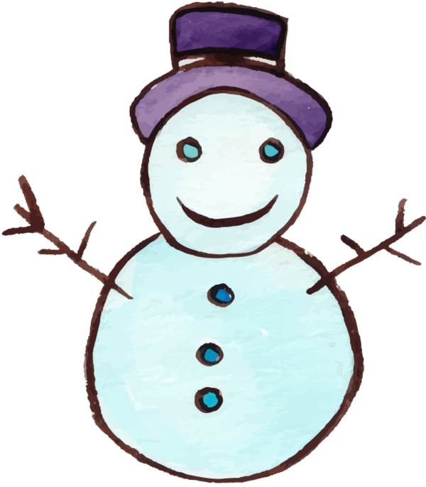 Transparent Snowman Christmas Christmas Tree Smile for Christmas