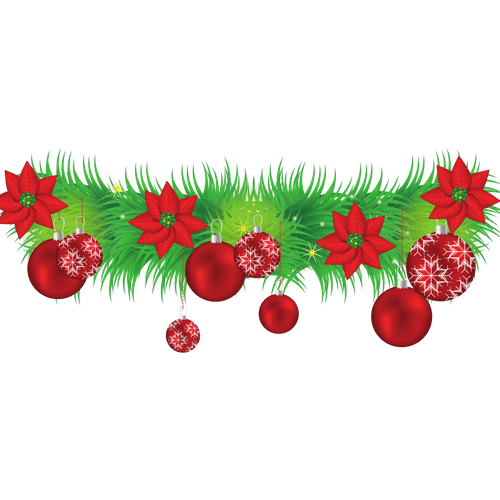 Transparent Garland Christmas Wreath Fir Pine Family for Christmas