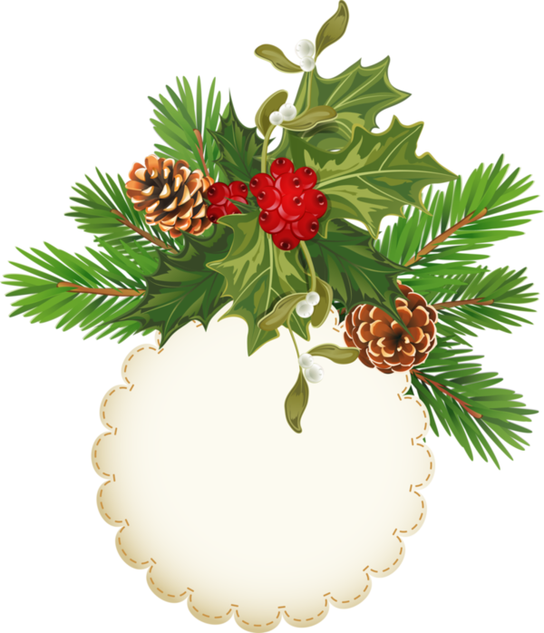 Transparent Pine Conifer Cone Christmas Ornament Fruit for Christmas