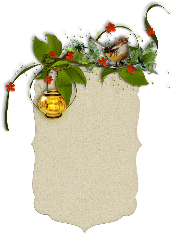 Transparent Borders And Frames Lantern Lamp Christmas Ornament Flowerpot for Christmas