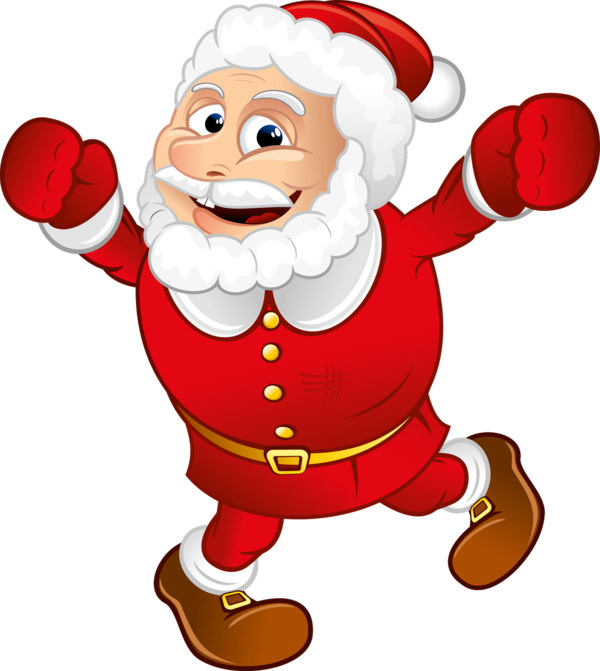 Transparent Santa Claus Rudolph Cartoon Christmas Ornament Food for Christmas