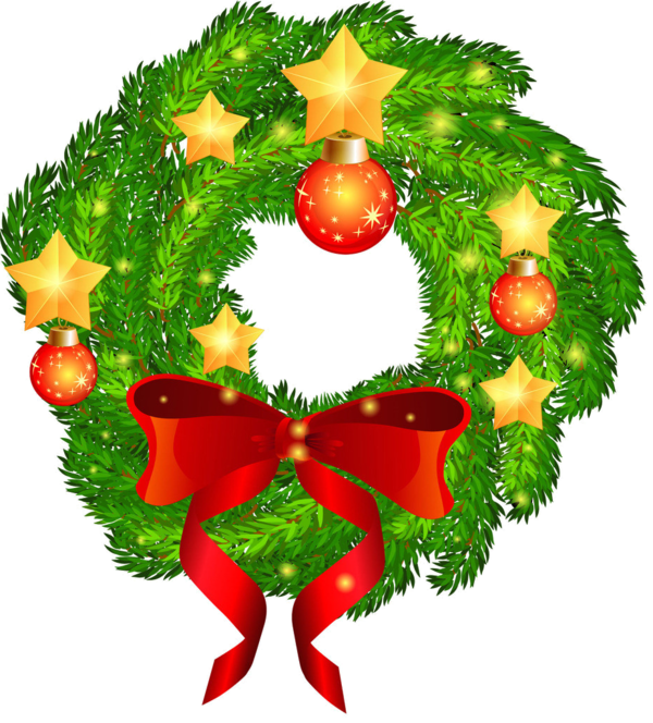 Transparent Christmas Ornament Wreath Spruce Christmas Decoration for Christmas