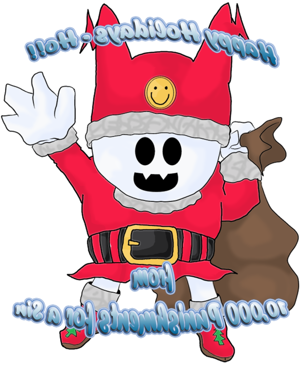 Transparent Christmas Cartoon Character Food Mascot for Christmas