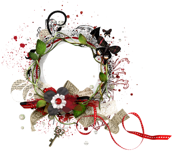 Transparent  Christmas Decoration Wreath for Christmas