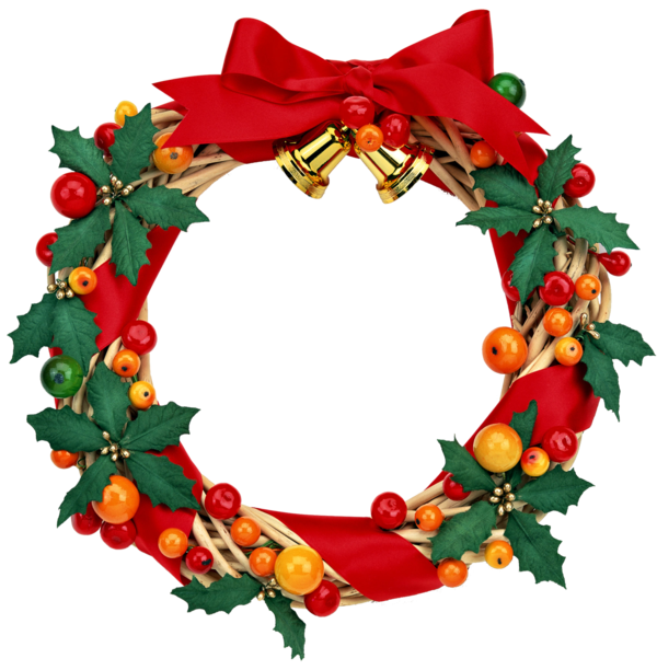 Transparent Wreath Christmas Advent Wreath Christmas Decoration Flower for Christmas