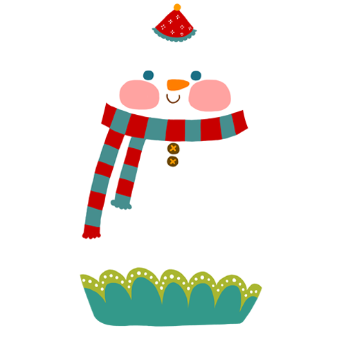 Transparent Snowman Drawing Snow Christmas Decoration Holiday for Christmas