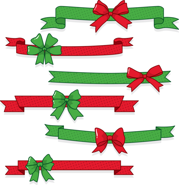 Transparent Ribbon Shoelace Knot Color Petal Christmas Decoration for Christmas