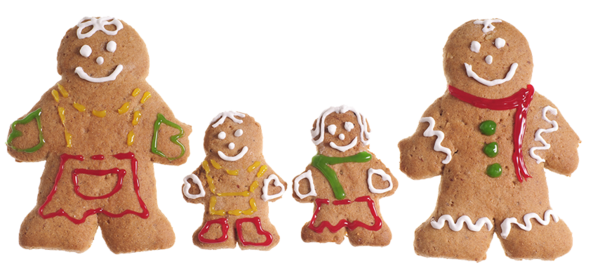 Transparent Gingerbread House Gingerbread Man Christmas Christmas Ornament Snack for Christmas