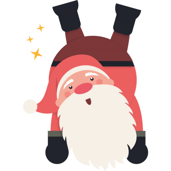 Transparent Santa Claus Reindeer Christmas Ornament Nose for Christmas