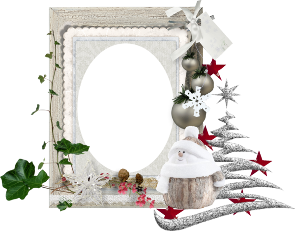 Transparent Picture Frames Christmas Ornament Christmas Picture Frame for Christmas