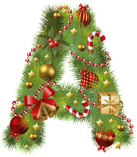 Transparent Alphabet Letter X Christmas Decoration Christmas Ornament for Christmas