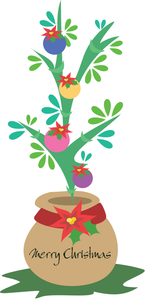 Transparent Christmas Tree Christmas Day Christmas Plants Flowerpot Plant for Christmas