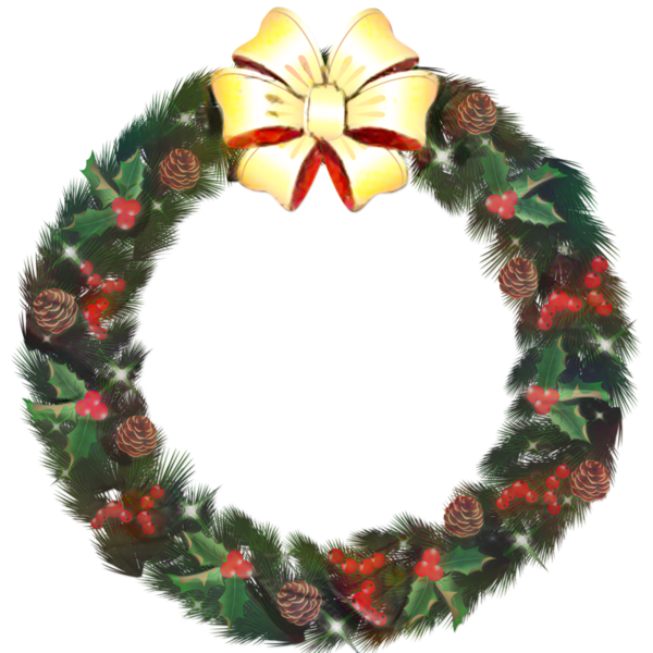 Transparent Wreath Peekyou Christmas Ornament Christmas Decoration for Christmas