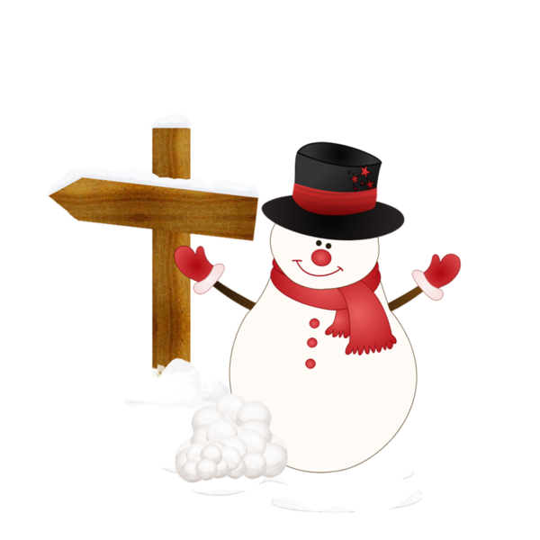 Transparent Snowman Snow White Christmas Ornament for Christmas
