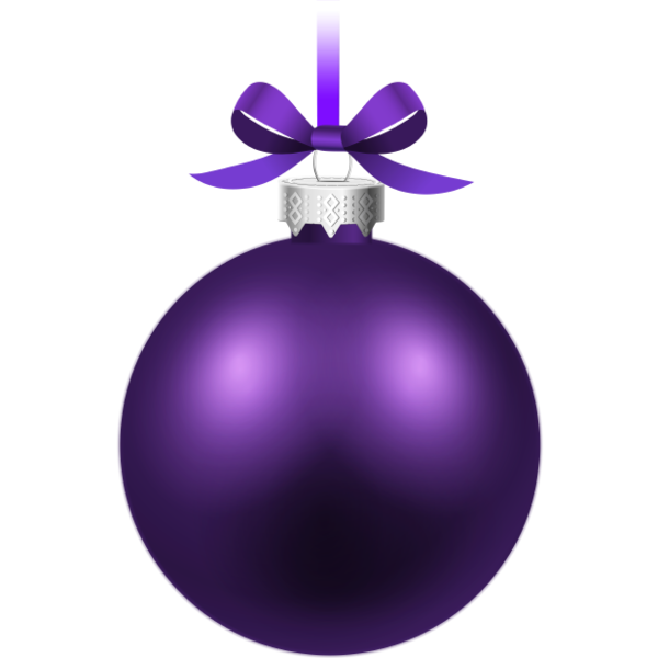 Transparent Christmas Ornament Christmas Sticker Purple Violet for Christmas