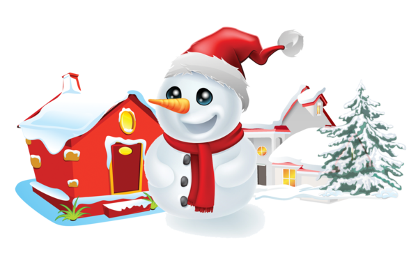 Transparent Santa Claus Snowman Christmas Flightless Bird for Christmas