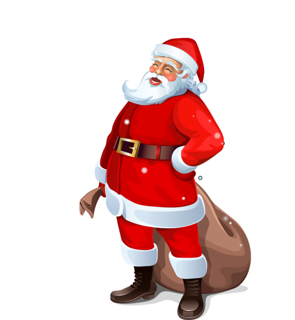Transparent Santa Claus Pixel Gift Christmas Ornament Christmas Decoration for Christmas