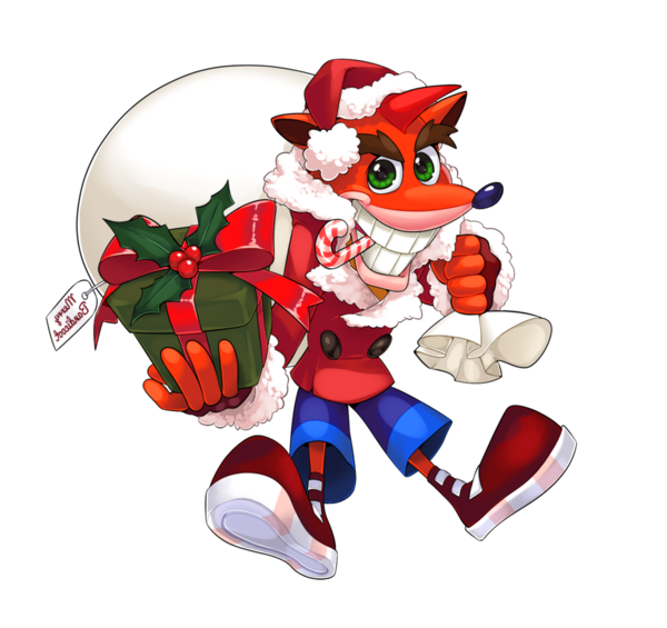 Transparent Crash Bandicoot Crash Bandicoot N Sane Trilogy Bandicoot Christmas Ornament Christmas for Christmas